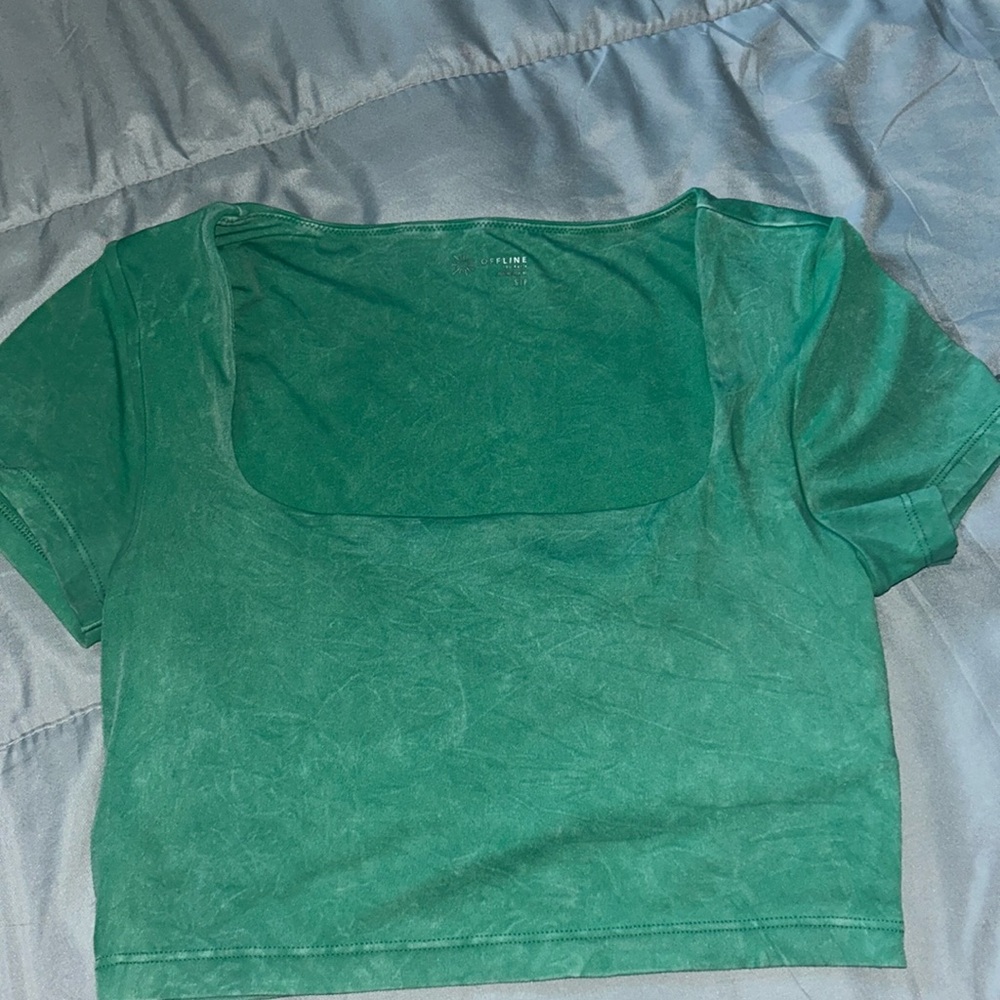 Aerie Offline Women’s Small Crop Top- Double lined athletic material